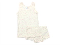 Joha underwear set natur/rose flower uld/silke